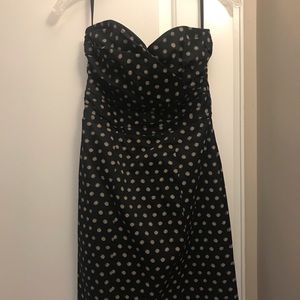 Black polka dot H&M dress, new with tags
